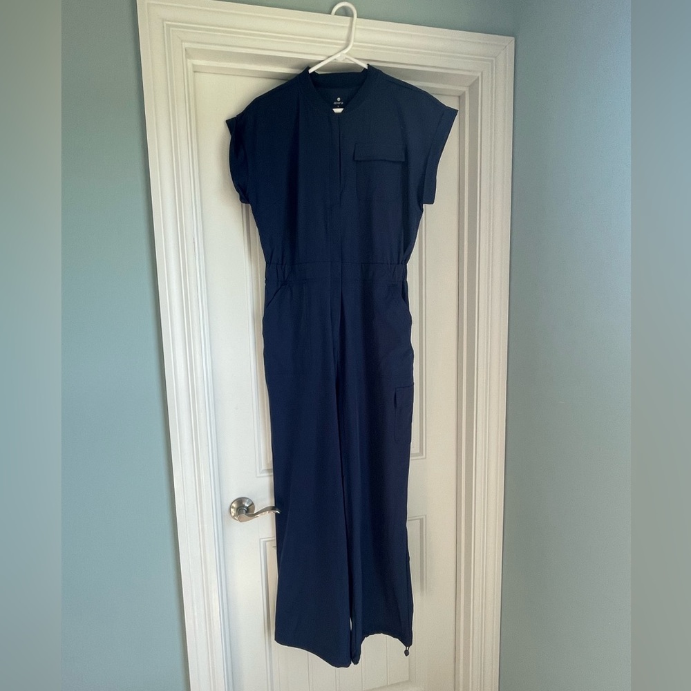 NWOT Apana Venture High Jumpsuit in naval academy - Large - Picture 4 of 6